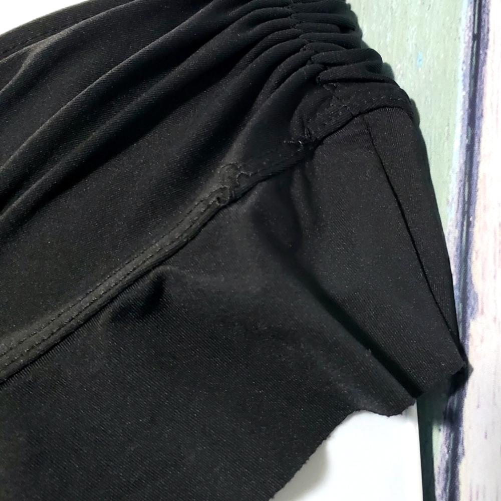 SOLD ECO SWIM Swimsuit Bikini Bottom Sz 12 black - Picture 2 of 8